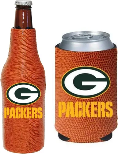 Miniatura 126 de Portavasos y Portabotellas de Fútbol Americano Aislante Enfriador de Bebidas Huggie Green Bay (Packers) - Estática activa