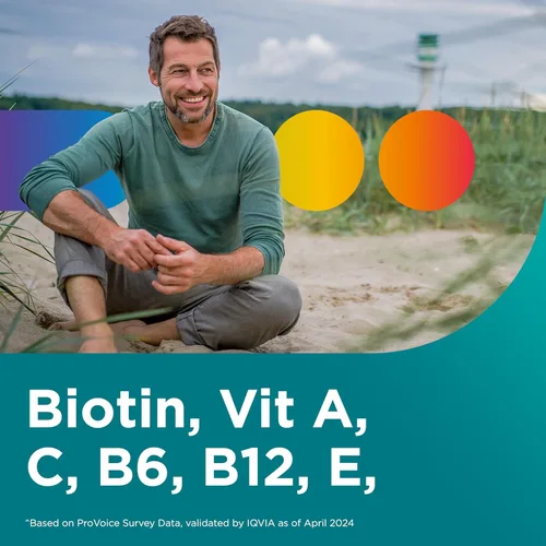 Miniatura 2 de Centrum Gomitas multivitamínicas para hombre, sabores de frutas tropicales hechas de sabores naturales, 100 unidades, suministro para 50 días