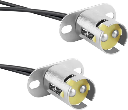 Miniatura 7 de IHOTDER BA15D - 2 enchufes para bombilla de automóvil, adaptador de enchufe de bombilla de coche con 2 conectores de cable, soporte multiusos