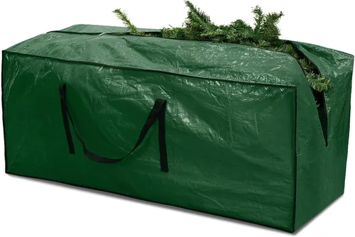 RICHIE Bolsa de almacenamiento para árbol de Navidad de 7.5 pies, se adapta a árboles artificiales de hasta 7 pies, bolsa de plástico resistente al