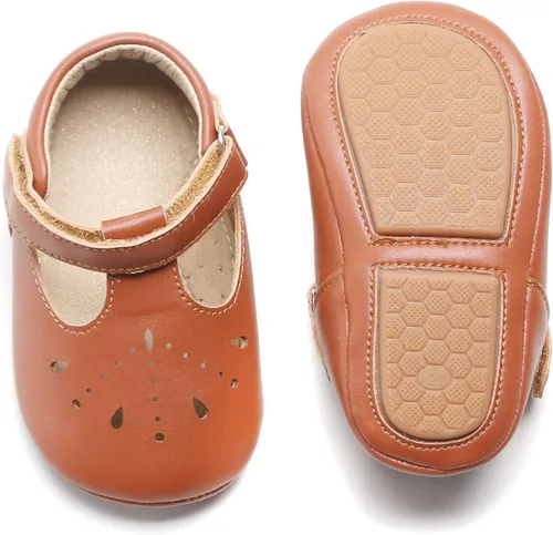 Miniatura 46 de Felix & Flora Zapatos de bebé de suela suave - Zapatos de bebé para caminar, mocasines, suela de goma, zapatos de cuna