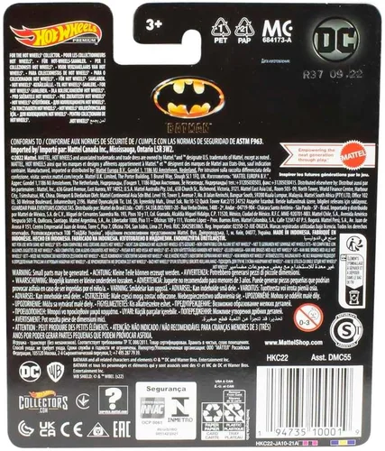 Miniatura 6 de Hot Wheels Coleccionista Batmobile Vehículo coleccionable