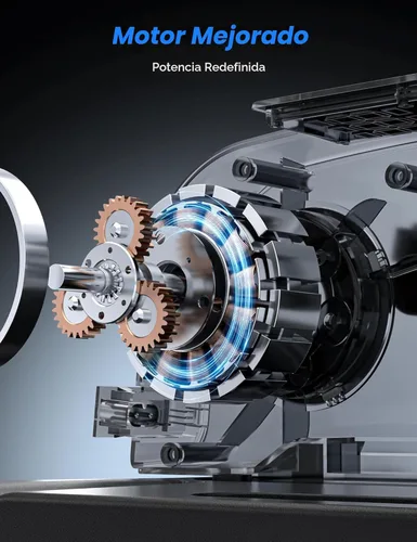 Miniatura 3 de Máquina elíptica para debajo del escritorio, ejercitador eléctrico sentado para piernas para personas mayores, velocidad ajustable y diseño de bajo