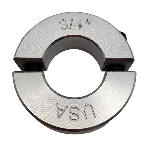 Miniatura 22 de Diámetro de orificio de 0.50 pulgadas - Abrazadera del collar de eje de dos piezas - Aluminio 2024 (paquete de 4)