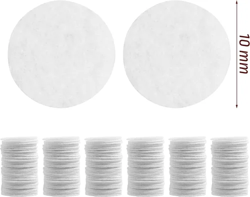 Miniatura 2 de 400 filtros de microdermoabrasión de 0.394 pulgadas, filtros de microdermoabrasión de repuesto para máquina de microdermoabrasión (400 piezas)