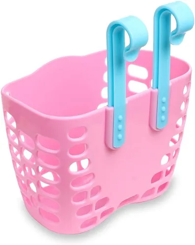 Miniatura 5 de Kid's Bike Basket Accessories Set, MINI-FACTORY Cute Pattern Bicycle Front Handlebar Basket Bell, Streamer for Kid Bike
