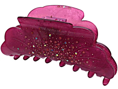 Miniatura 9 de Fashion & Lifestyle Pinza para el cabello de 5 pulgadas para mujeres y niñas, grande, pinza bastante fuerte, pasador antideslizante, agarre hacia