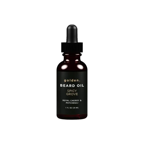 Miniatura 18 de Golden Grooming - Aceite de barba para hombres, acondicionador natural para barba con almendra dulce, jojoba dorada y aceite de argán, suavizante