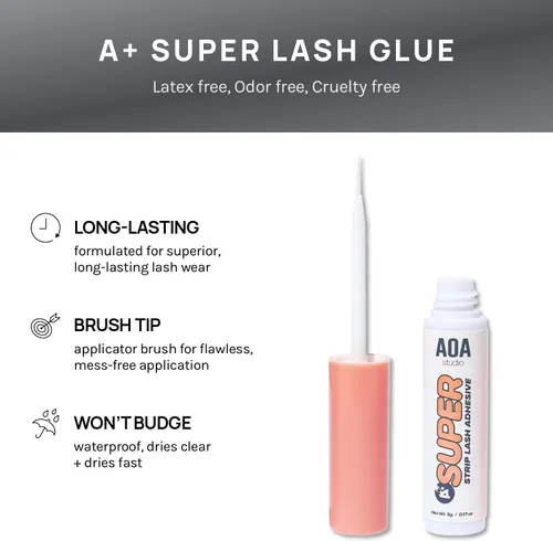 Miniatura 6 de AOA Studio Alexis - Juego de 6 pares de pestañas postizas naturales hechas a mano con pegamento y pinzas, volumen natural, reutilizables, pestañas