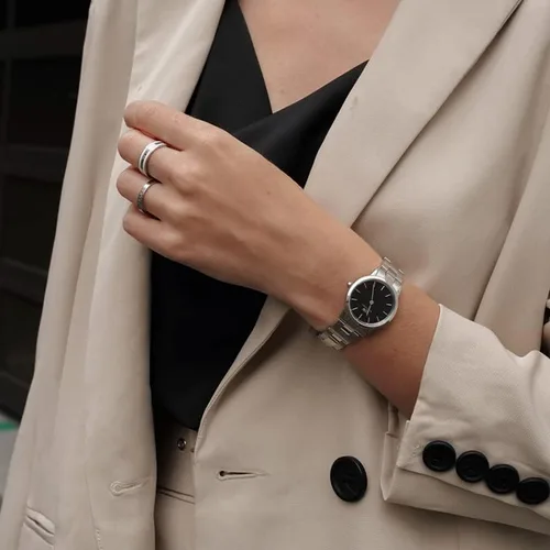 Miniatura 6 de Daniel Wellington Anillo de esmalte clásico Acero inoxidable oro rosa