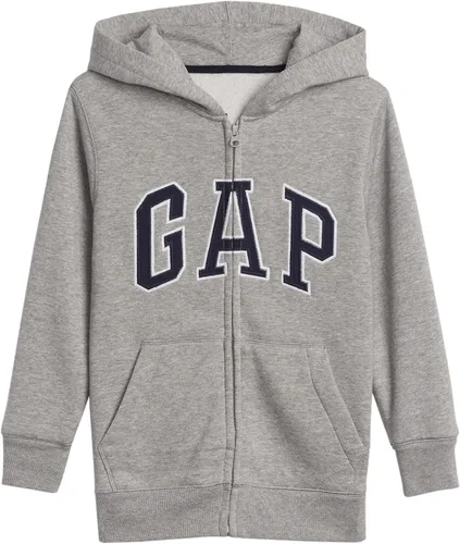 Miniatura 4 de GAP Sudadera con capucha y cremallera completa con logotipo para niños
