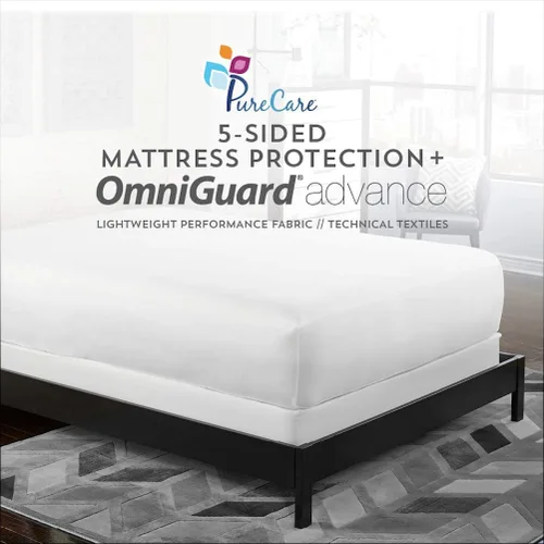 Miniatura 2 de PureCare OmniGuard - Protector de colchón de 5 lados que protege contra la humedad, tamaño Queen (FTAMP50)