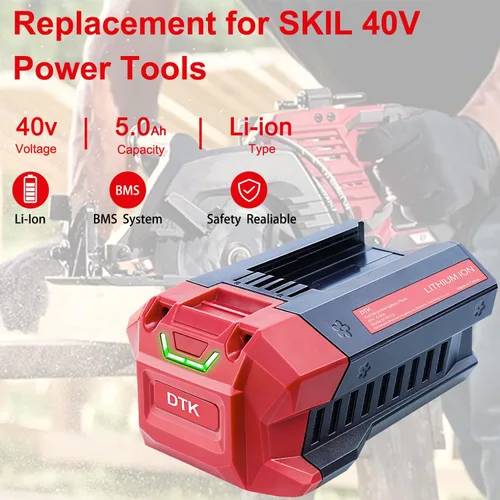 Miniatura 2 de DTK Reemplazo para baterías de litio SKIL 40V 5Ah 40V