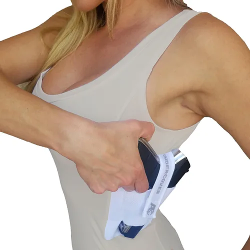 Miniatura 2 de Camiseta sin mangas de transporte oculto para mujer, camiseta interior segura con funda para pistola, táctica y uso diario, (S-XL)