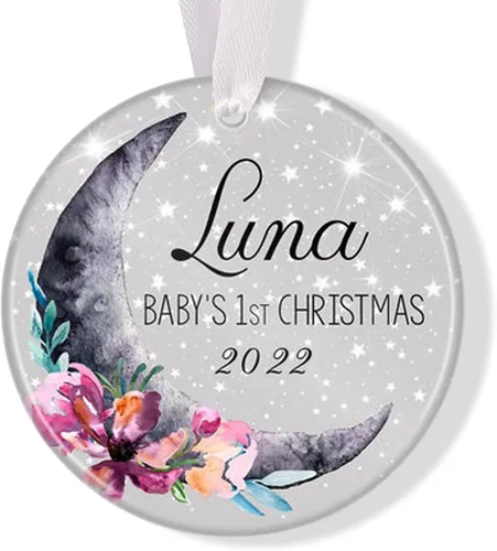 Miniatura 23 de Mountains Baby - Adorno de Navidad para bebé, adorno de Navidad personalizado para bebé, adorno de aventura espera para bebé, adorno navideño