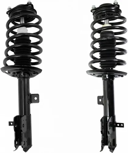 Miniatura 111 de TRQ Conjunto de Amortiguador y Resorte Delantero Cargado con Resorte Helicoidal Pre-ensamblado Compatible con Jeep Cherokee Limited AWD 14-22 Sin