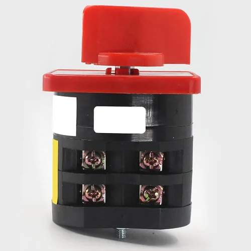 Miniatura 2 de Interruptor selector de cambio universal, interruptor de transferencia de energía, 2 posiciones 8 terminales, HZ5D-20/4 L03 380V 20A Motor