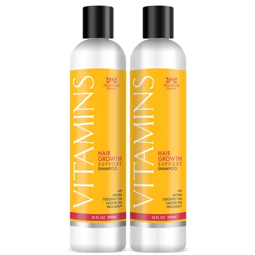 Miniatura 7 de Acondicionador para pérdida del cabello VITAMINS de Nourish Beaute, resultados potentes con bicapil patentado, suministro para 2+ meses
