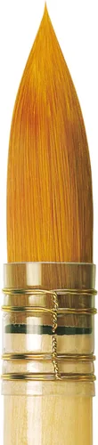 Miniatura 228 de da Vinci Watercolor Series 5580 CosmoTop Spin Pincel de Pintura, Redondo Sintético con Mango Rojo