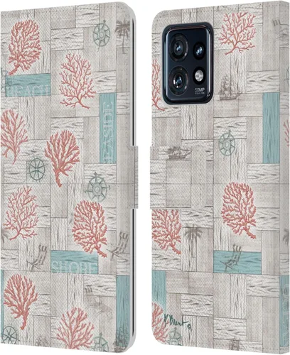 Miniatura 14 de Head Case Designs Officially Licensed Paul Brent Agate Mermaid Coastal Leather Book Wallet Case Cover Compatible with Motorola Moto Edge 40 Pro