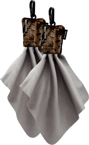 Miniatura 73 de SPUDZ Limpiador clásico de lentes de microfibra, bolsa con clip, lavable, para binoculares, visores, gafas, pantallas Alpine Mountain Camo, 6 x 6