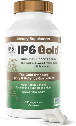 IP6 Gold Devicare Fórmula de apoyo inmunológico con inositol - 240 cápsulas vegetarianas - Sin OMG - Suplemento antioxidante - Fabricado en Estados