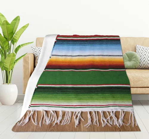 Miniatura 11 de HGOD DESIGNS Manta azteca con estampado del suroeste americano, suave, cálida y ligera para mujeres, para cumpleaños, Navidad, decoración del hogar