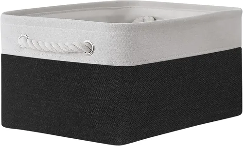 Miniatura 73 de TheWarmHome Contenedores de almacenamiento para estantes, tamaño mediano, 3 unidades, 13.8 pulgadas de largo x 9.8 pulgadas de ancho x 6.7 pulgadas