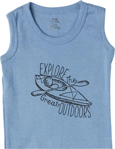 Miniatura 3 de Yoga Sprout Unisex Baby Cotton Bodysuits