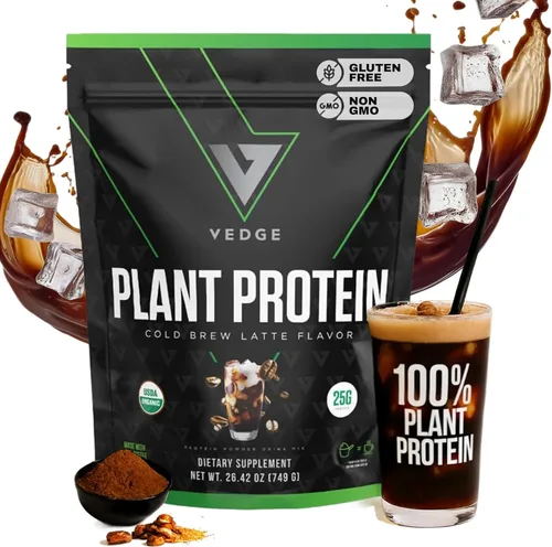 Miniatura 10 de VEDGE Polvo de Proteína Vegana - Polvo de Proteína Vegetal con Guisante, Calabaza y Girasol - Orgánico USDA, Aminoácidos, Sin Lácteos, Sin Gluten