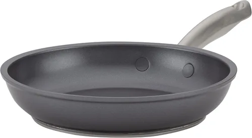 Anolon Accolade - Sartén/Sartén de aluminio forjado anodizado duro antiadherente, 8.0 pulgadas, gris lunar
