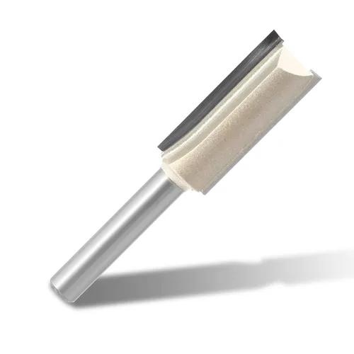 Broca de enrutador de corte recto 1/2 "de diámetro. Broca de enrutador recto de 2 flautas con broca de enrutador con punta de carburo de vástago de