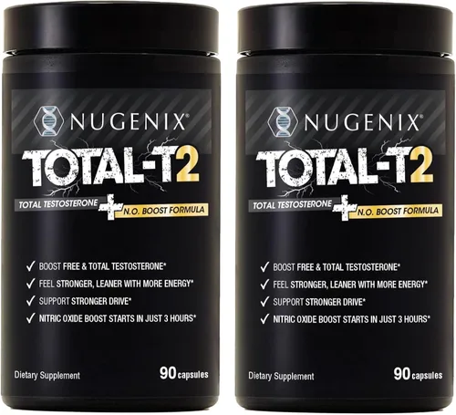 Miniatura 9 de Nugenix Total-T2 - Potenciador de testosterona y potenciador de óxido nítrico para hombres, Tesnor, S7, ElevATP, Tongkat, Citrullina, suplemento