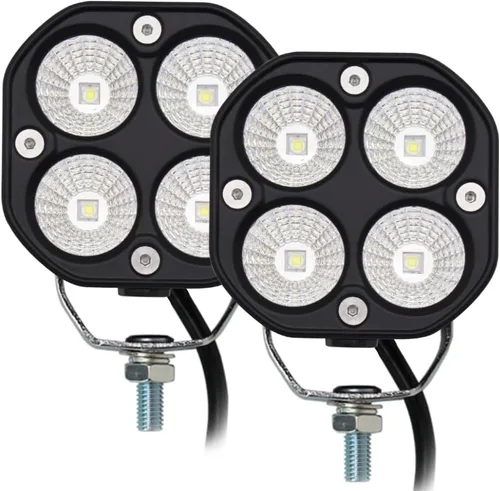 STDYSUN Luces LED de conducción todoterreno, luces antiniebla, luces de vaina, haz de inundación, 2 unidades, 3 pulgadas, 40 W, impermeables, luces