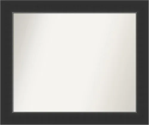 Miniatura 248 de Amanti Art Espejo personalizado, espejo de baño negro Astor, espejo de pared o espejo de tocador de baño sobre el fregadero (25 x 25 pulgadas)