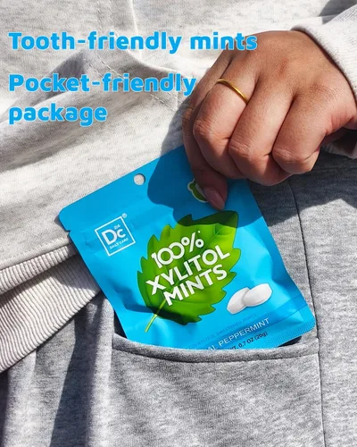 Miniatura 7 de DC24 DAILY CARE - Mentas 100% xilitol Sin aspartamo, sin azúcar, veganas, sin gluten y aptas para dietas keto Mentas con sabor natural a menta