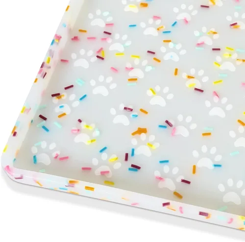 Miniatura 18 de Ptlom - Tapete para mascotas para perros y gatos, impermeable de silicona para cuencos de alimentación de mascotas para comida y agua, para perros
