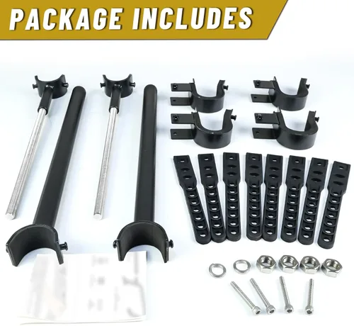 Miniatura 9 de StarknightMT Portaarmas para UTV - Portaarmas Aéreo para UTV Soporte de Techo para Armas/Arcos con Acolchado Suave, Ajustable se Adapta a Espaciado
