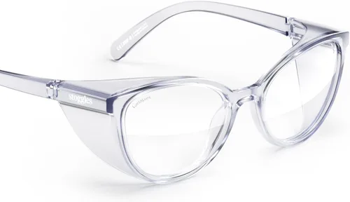 Miniatura 13 de Stoggles Gafas de Seguridad Cat Eye con Certificación Z87.1, Bloqueo de Luz Azul, Lente de Bloqueo UV, Protección Superior y Lateral, Antivaho
