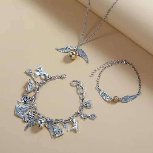 Miniatura 4 de Fancy Space Juego de pulseras con dijes, pulsera ajustable con temática de magia, regalo de cumpleaños para niños, niñas y mujeres