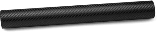 Miniatura 3 de 2 piezas de 4 x 8 pulgadas (10 x 20 cm) muestra de fibra de carbono negro genuino 3M 2080 para envoltura de vinilo de automóvil, película adhesiva