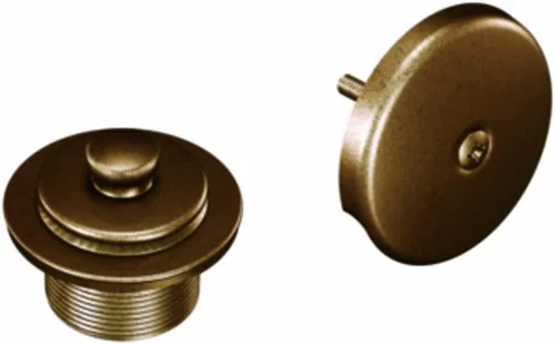 Miniatura 7 de Moen - Kit de desagüe para bañera/ducha de níquel cepillado con rosca estándar de 1-1/2 pulgadas, T90331BN