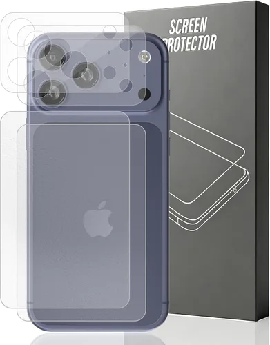 Miniatura 63 de Paquete de 3+2 protectores de pantalla de vidrio templado para teléfono (2a) / (2a) Plus con protector de lente de cámara, dureza 9H, película