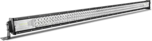 Miniatura 11 de Willpower - Barra de luz LED curvada de 42 pulgadas 540 W de triple fila para Jeep Truck Car ATV SUV 4X4 4WD Camión conducción lámpara