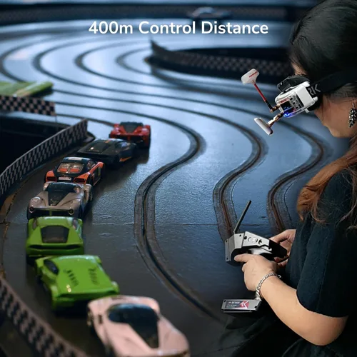 Miniatura 6 de Radiolink R4FGM V2.3 2.4Ghz 4 canales RC Gyro Receptor para Mini RC Cars 1,312.3 ft Control de largo alcance para control remoto RC RC8X/RC6GS