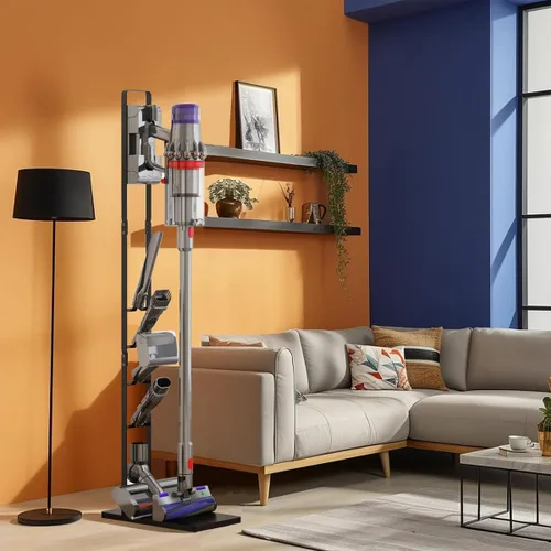 Miniatura 8 de Soporte de aspiradora Foho, soporte de soporte de almacenamiento, soporte de aspiradora estable compatible con Dyson V15 V11 V10 V8 V7 V6