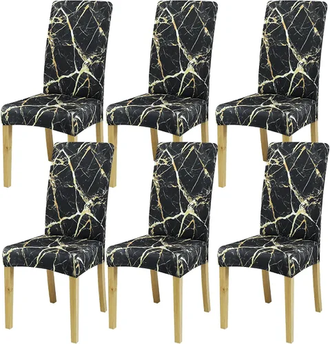 Miniatura 21 de BIETYONE - Fundas para sillas de comedor, juego de 2 fundas para sillas de comedor o cocina, lavables, protectoras, para sillas Parsons