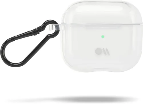 Case-Mate Funda protectora para AirPod, cubierta de silicona suave con llavero para hombres y mujeres, compatible con Apple AirPods (3ª generación),