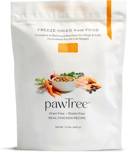 Miniatura 7 de pawTree Alimento crudo liofilizado para perros y gatos. Nutrición rica en nutrientes, totalmente natural, completa y equilibrada. Carne real