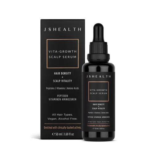JSHealth Vitamins Vita-Growth Suero para el cuero cabelludo para la densidad del cabello y vitalidad del cuero cabelludo - Suero para el cabello